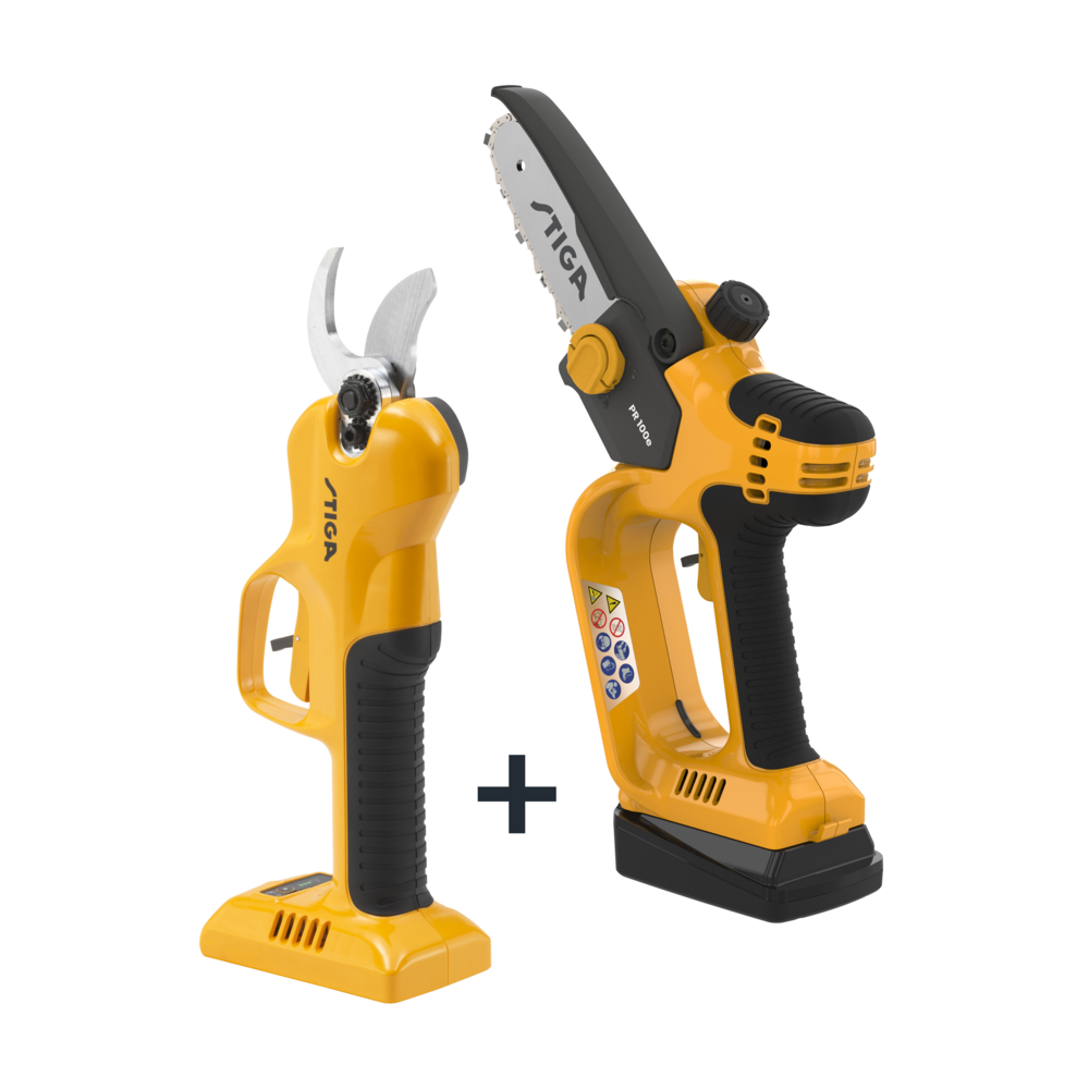 Genėtuvas šakų + sekatorius akumuliatorinis STIGA SP 100e Kit